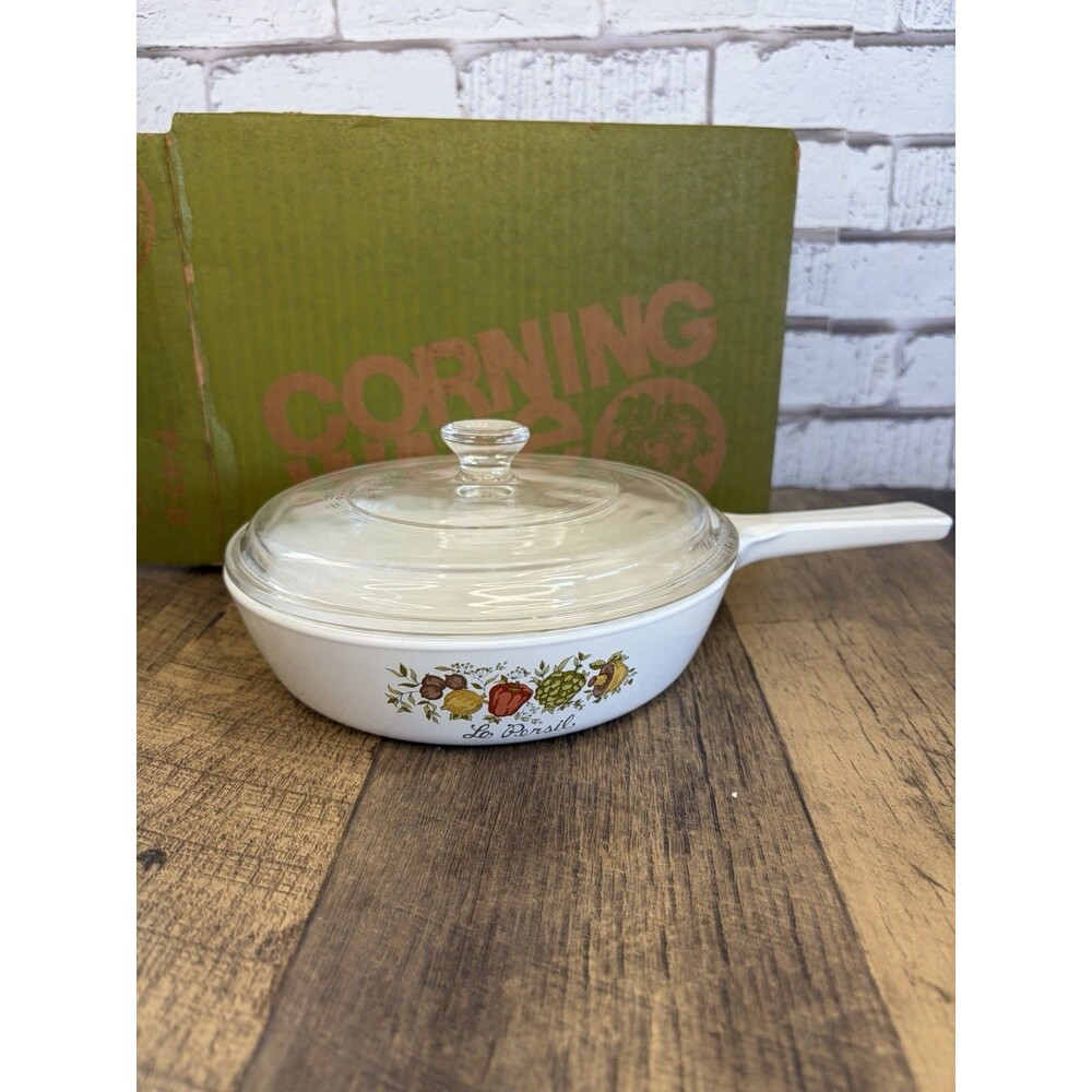 NEW Open Box Corning Ware P-83-B Spice of Life 6 1/2 Inch LE PERSIL Vintage